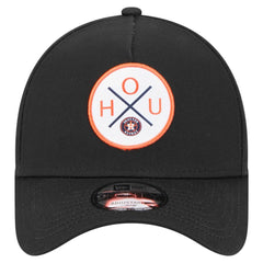 Houston Astros 9FORTY A-Frame Adjustable Hat Black | New Era