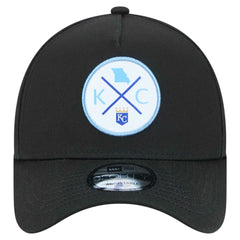 Kansas City Royals 9FORTY A-Frame Adjustable Hat Black | New Era