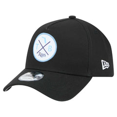 Tampa Bay Rays 9FORTY A-Frame Adjustable Hat Black | New Era