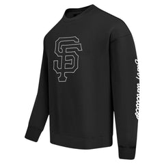 San Francisco Giants Pro Standard Paint The City Dropped Shoulder Pullover Sweatshirt Black