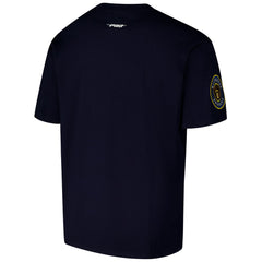 Milwaukee Brewers Pro Standard Turn It Up Dropped Shoulder T-Shirt Navy