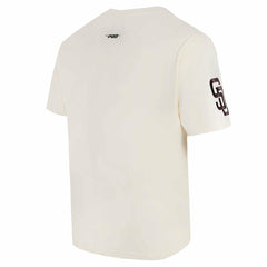 San Diego Padres Pro Standard Turn It Up Dropped Shoulder T-Shirt Cream