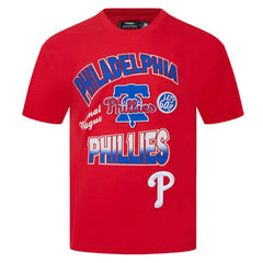 Philadelphia Phillies Pro Standard Turn It Up Dropped Shoulder T-Shirt Red