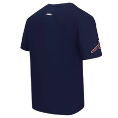 Atlanta Braves Pro Standard Turn It Up Dropped Shoulder T-Shirt Navy
