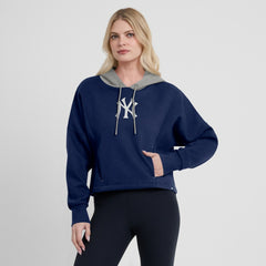 New York Yankees Women's Oversized Legacy Favorite Spectator Pullover Hoodie Navy