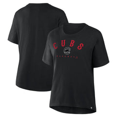 Chicago Cubs Women's Home Run Legacy T-Shirt Black
