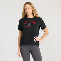 Atlanta Braves Women's Home Run Legacy T-Shirt Black