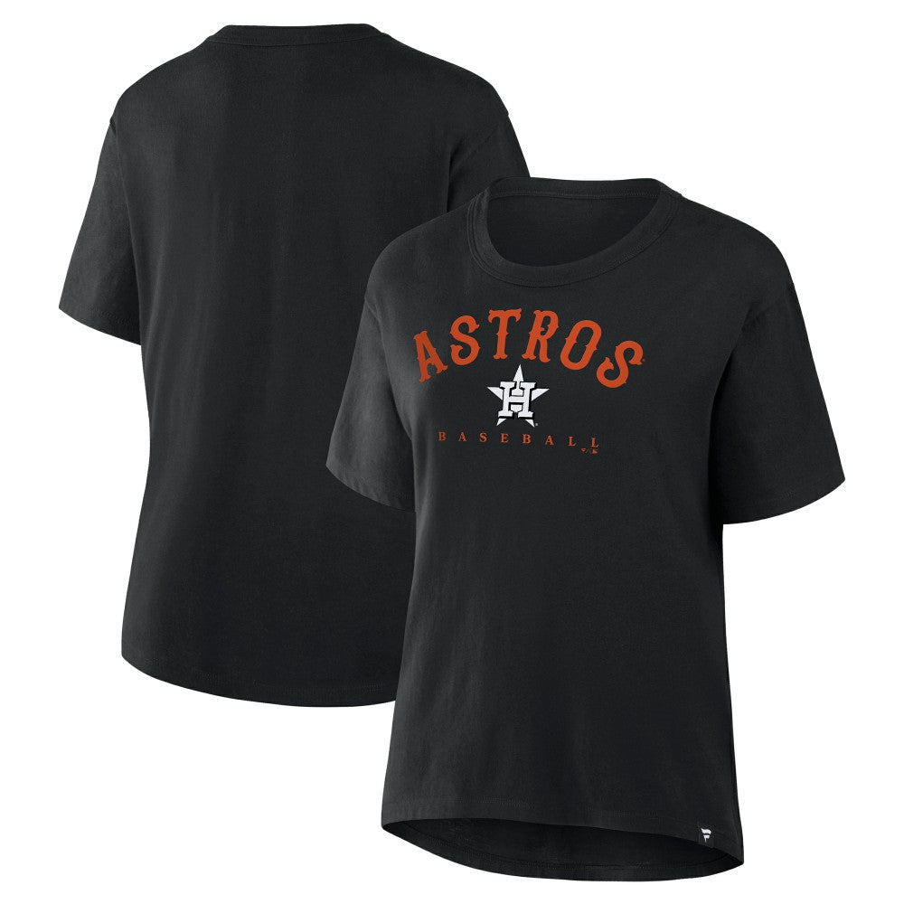 Houston Astros Women's Relaxed Fit Legacy T-Shirt Black