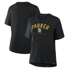San Diego Padres Women's Home Run Legacy T-Shirt Black