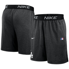 Los Angeles Dodgers Authentic Collection Performance Knit Shorts Black | Nike