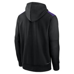 Colorado Rockies Authentic Collection Performance Pullover Hoodie Black | Nike