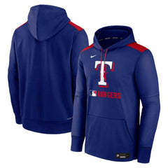 Texas Rangers Authentic Collection Performance Pullover Hoodie Royal | Nike