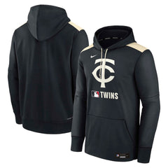 Minnesota Twins Authentic Collection Performance Pullover Hoodie Navy | Nike