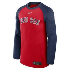 Boston Red Sox Authentic Collection Game Time Raglan Dri-FIT Long Sleeve T-Shirt Red/Navy | Nike