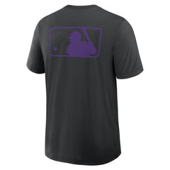 Colorado Rockies Authentic Collection Early Work Tri-Blend Dri-FIT T-Shirt Black | Nike