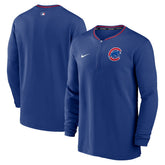 Chicago Cubs Authentic Collection Performance Half-Zip Top Royal | Nike