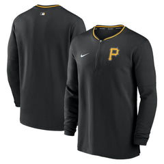 Pittsburgh Pirates Authentic Collection Performance Half-Zip Top Black | Nike