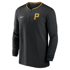 Pittsburgh Pirates Authentic Collection Performance Half-Zip Top Black | Nike