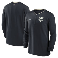 Minnesota Twins Authentic Collection Dri-FIT Half-Zip Top Navy | Nike