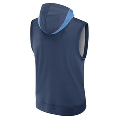 Tampa Bay Rays Authentic Collection Dri-FIT Sleeveless Hoodie Navy | Nike