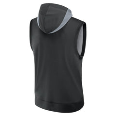 Chicago White Sox Authentic Collection Dri-FIT Sleeveless Hoodie Black | Nike