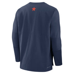 Houston Astros Authentic Collection Player Dri-FIT Lightweight Pullover Navy/Orange | Nike