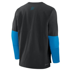 Miami Marlins Authentic Collection Player Dri-FIT Lightweight Pullover Black | Nike