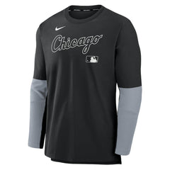 Chicago White Sox Authentic Collection Player Dri-FIT Lightweight Pullover Black/Gray | Nike