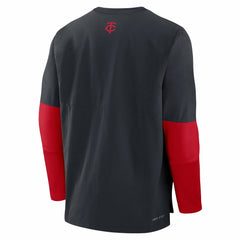Minnesota Twins Authentic Collection Player Dri-FIT Lightweight Pullover Navy/Red | Nike