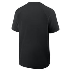 Pittsburgh Pirates Authentic Collection Raglan Short Sleeve Windshirt Black | Nike