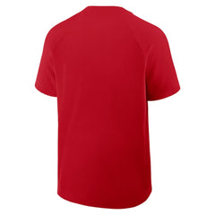 St. Louis Cardinals Authentic Collection Raglan Short Sleeve Windshirt Red | Nike