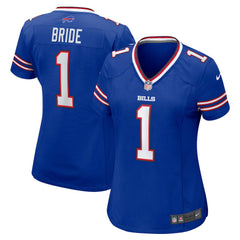 Number 1 Bride Buffalo Bills Women's Game Jersey - Royal