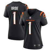 Number 1 Bride Cincinnati Bengals Women's Game Jersey - Black