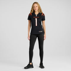 Number 1 Bride Cincinnati Bengals Women's Game Jersey - Black