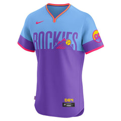 Colorado Rockies 2025 City Connect Elite Jersey - Purple