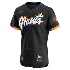 San Francisco Giants 2025 City Connect Elite Jersey - Anthracite