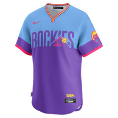 Colorado Rockies 2025 City Connect Limited Jersey - Purple/Light Blue