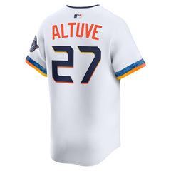 Jose Altuve Houston Astros 2025 City Connect Limited Player Jersey - White