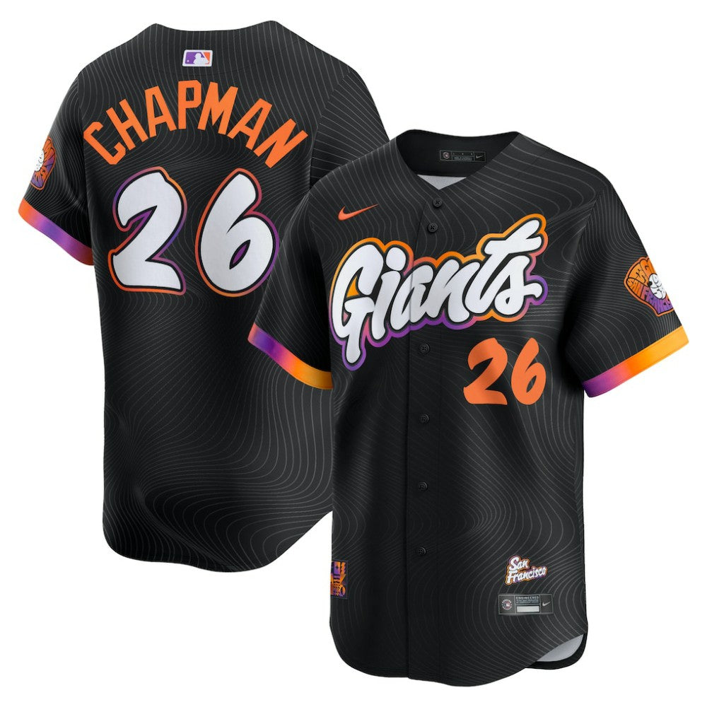 Matt Chapman San Francisco Giants 2025 City Connect Limited Jersey - Anthracite