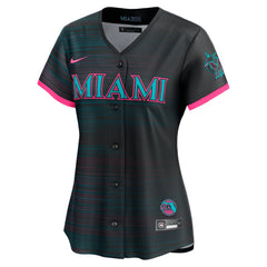Miami Marlins Women's 2025 City Connect Limited Jersey - Black
