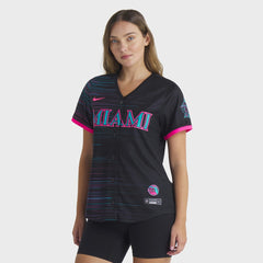 Miami Marlins Women's 2025 City Connect Limited Jersey - Black
