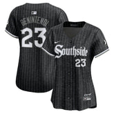 Andrew Benintendi Chicago White Sox Women's City Connect Limited Jersey - Black