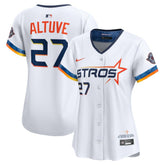 Jose Altuve Houston Astros Women's 2025 City Connect Limited Jersey - White
