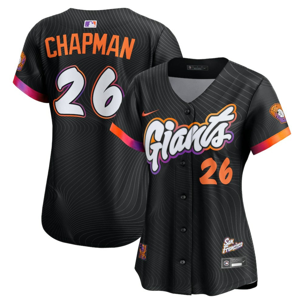 Matt Chapman San Francisco Giants Women's 2025 City Connect Limited Jersey Anthracite | Nike