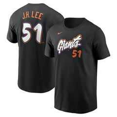 Jung Hoo Lee San Francisco Giants 2025 City Connect Fuse Name & Number T-Shirt Anthracite | Nike