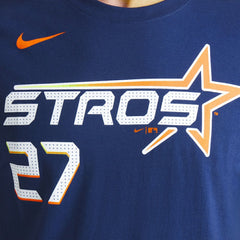 Jose Altuve Houston Astros 2025 City Connect Fuse Name & Number T-Shirt Navy | Nike