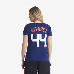 Yordan Alvarez Houston Astros Women's 2025 City Connect Fuse Name & Number T-Shirt Navy | Nike