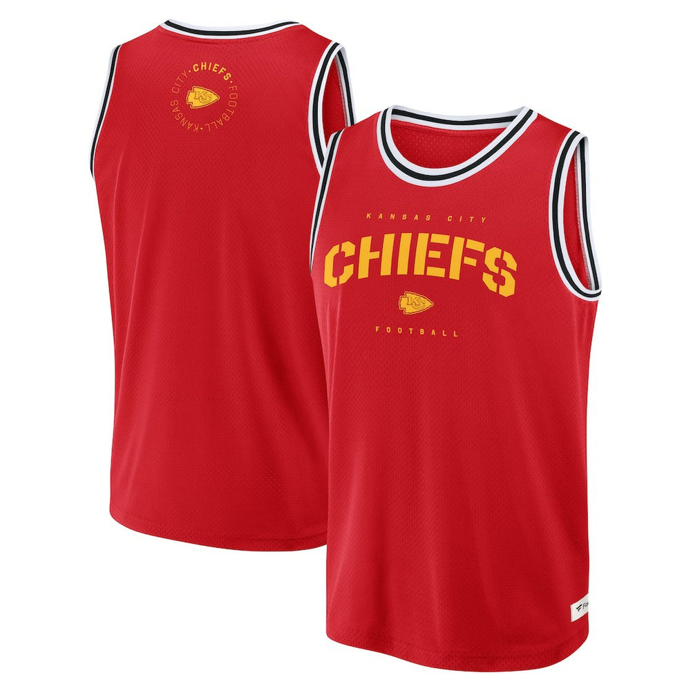 Kansas City Chiefs Elements Future Ground Jersey Tank Top - Red on sale