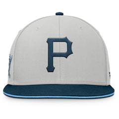 Pittsburgh Pirates Knuckleball Snapback Hat Gray