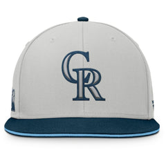 Colorado Rockies Knuckleball Snapback Hat Gray